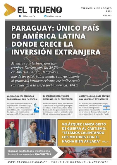 E-paper 6 de agosto 2021 - El Trueno
