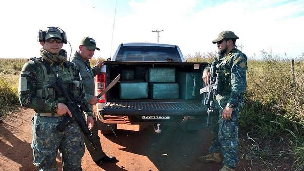 Más de 500 kg de cocaína es el decomiso en Amambay