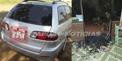 ASALTANTES SE LLEVAN UN AUTOMÓVIL Y GS. 10 MILLONES EN SAN PEDRO DEL PNÁ.