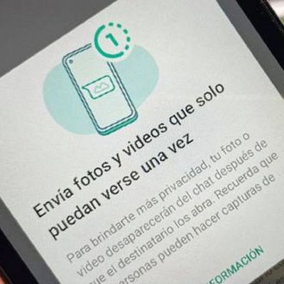 Nueva función de WhatsApp, "Ver una vez" busca aumentar privacidad