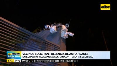 Ante inseguridad, vecinos del barrio Villa Amelia solicitan presencia de autoridades - ABC Noticias - ABC Color