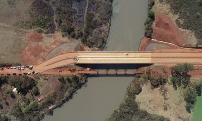 Habilitan puente sobre el río Monday