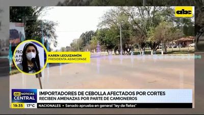 Importadores de cebolla, afectados por cortes realizados por camioneros - ABC Noticias - ABC Color