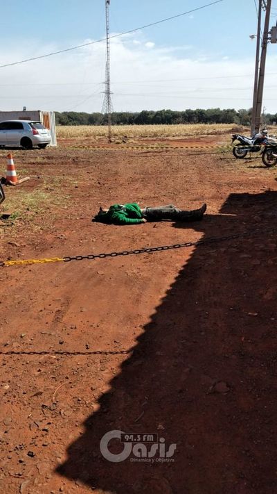 Asesinan a tiros a un hombre camino a Fortuna Guazú