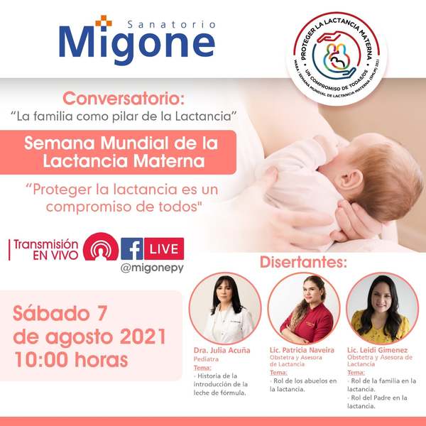 Invitan a conversatorio sobre la Semana Mundial de la Lactancia Materna | Ñanduti
