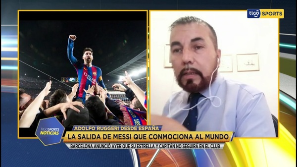 Adolfo Ruggeri en contacto con Tigo Sports Noticias