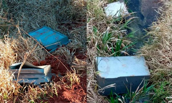 Caaguazú; Encuentran cajas fuertes robadas de la ANDE – Prensa 5