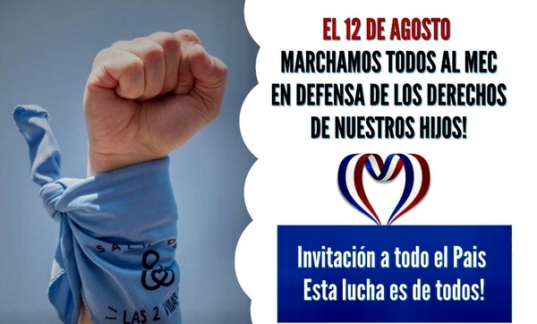 Invitan a marcha pro vida y familia este próximo 12 de agosto