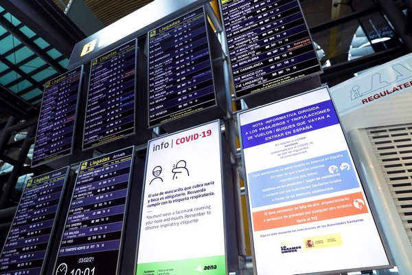 España prorrogó la orden de cuarentena para viajeros de Argentina, Bolivia, Brasil y Colombia | Ñanduti