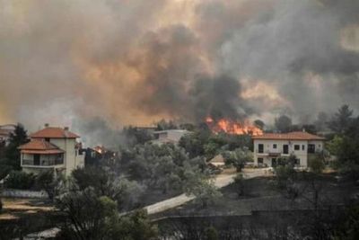 Incendios en Grecia baten récords