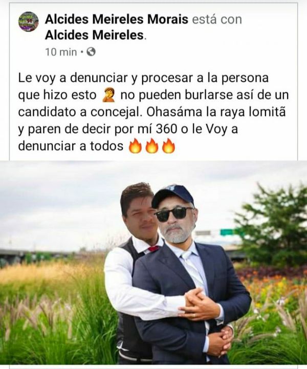 Alcides Meireles amenaza con denunciar a los que le llaman de 360