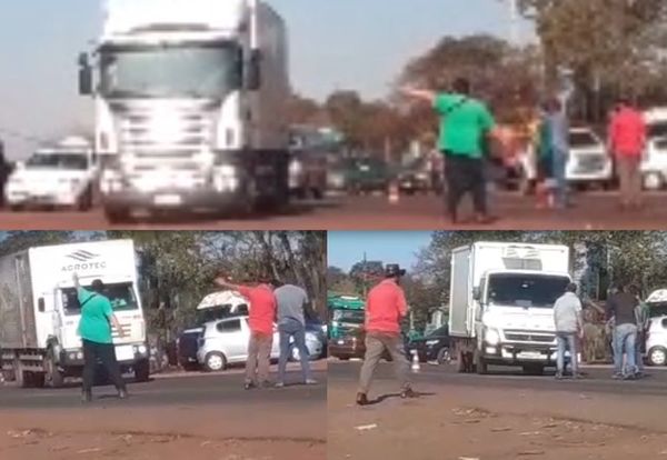 Camioneros seguían hoy con obstrucción al libre tránsito sobre ruta PY02 - ABC en el Este - ABC Color