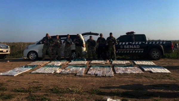 Senad incauta una carga de 372 kg de cocaína en Itapúa
