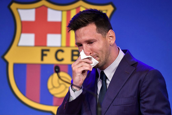'No estaba preparado para marcharme': Con lágrimas, Messi se despide del Barcelona
