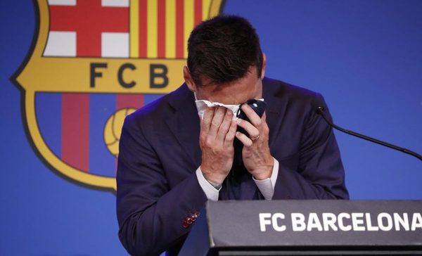 El llanto y la conmoción de Messi en su despedida