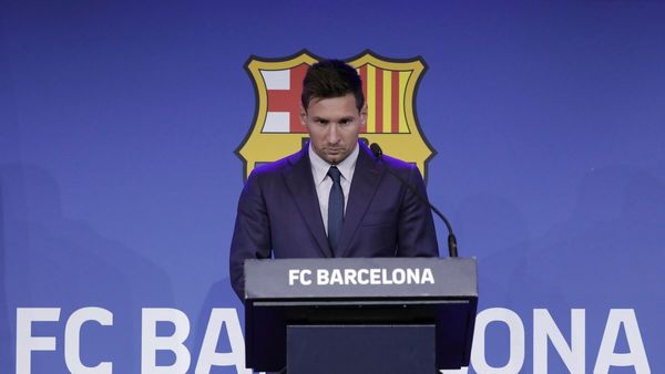 Messi se despide del Barca