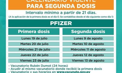 Reinicia aplicación de segunda dosis de Pfizer