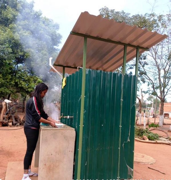 Instalan unidades Sanitarias Básicas en Horqueta