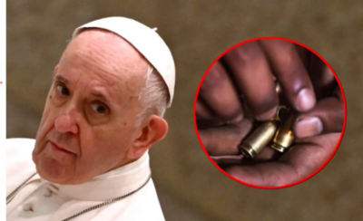 Diario HOY | Amenazan al papa Francisco a través de una carta con tres balas