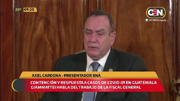 Contención y respuesta a casos de covid-19 en Guatemala - C9N