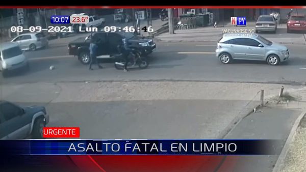 Comerciante asesinado a plena luz del día en Limpio
