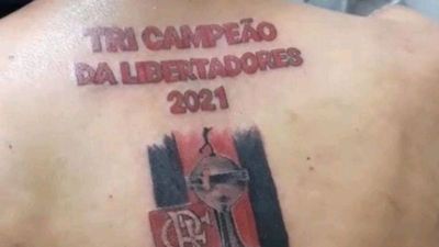 Hincha del Flamengo ya se tatuó que serán campeones