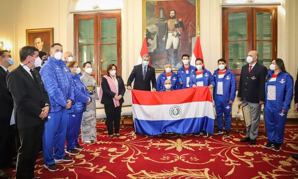 Abdo recibió a delegación paraguaya que participará de los Juegos Paralímpicos