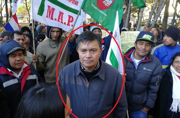 Líder campesino, con oscuros antecedentes, advierte que no se irán de Asunción hasta lograr sus objetivos - ADN Digital