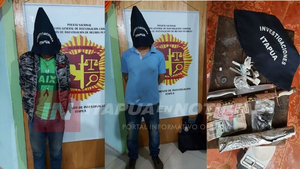 INVESTIGADORES DETIENEN A DOS HOMBRES TRAS ALLANAMIENTO.