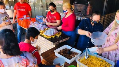 FESTEJAN CUMPLEAÑOS CON “TALLARINADA POPULAR”