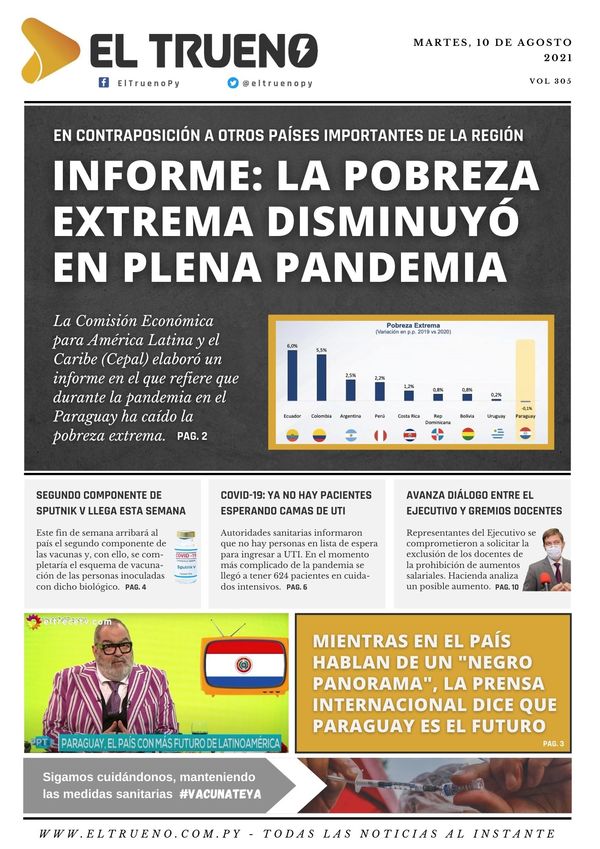E-paper 10 de agosto 2021 - El Trueno