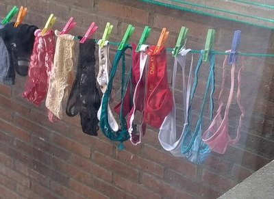 Crónica / Cuelga tangas para tentar a novio ajeno