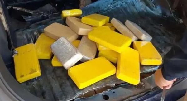 Esteños son detenidos con 71 kilos de cocaína en Brasil