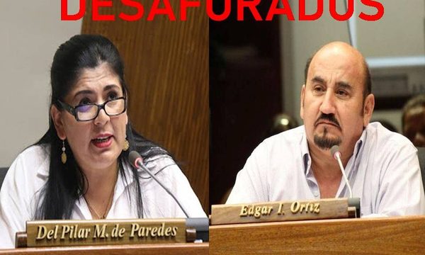 Medina y Ortiz son desaforados