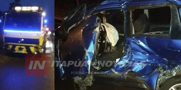 CHOQUE ENTRE CAMIÓN Y AUTOMÓVIL DEJA UN FALLECIDO