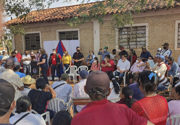 Indert inició regularización y titulación en la colonia Oro Verde, Horqueta