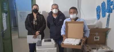 HOSPITAL DISTRITAL DE FRAM RECIBE EQUIPO ELECTROCARDIOGRAFO