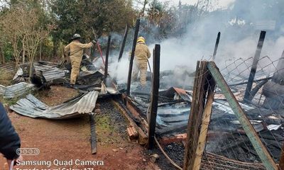 Fuga de gas provoca incendio