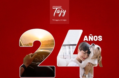 Tajy celebra sus 24 años con una imperdible promoción de doble seguro •