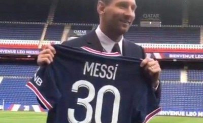 ¡Ya es oficial! Messi lucirá la 30 en el Paris Saint-Germain