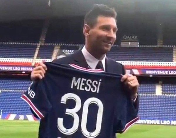 Recordando sus inicios, Lionel Messi usará la '30' en PSG