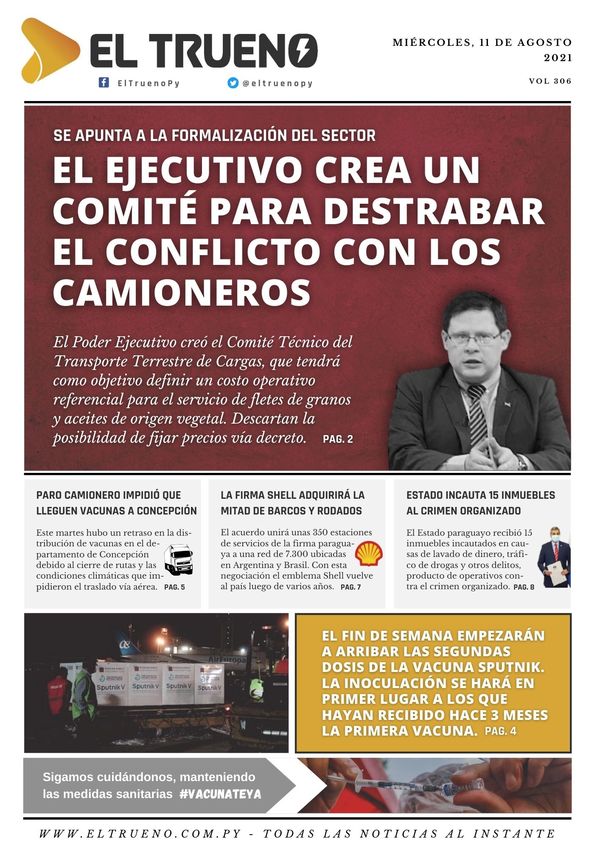 E-paper 11 de agosto 2021 - El Trueno