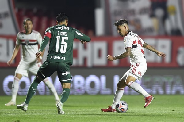 Con Gómez, Palmeiras empata ante São Paulo pero anota de visitante y saca ventaja