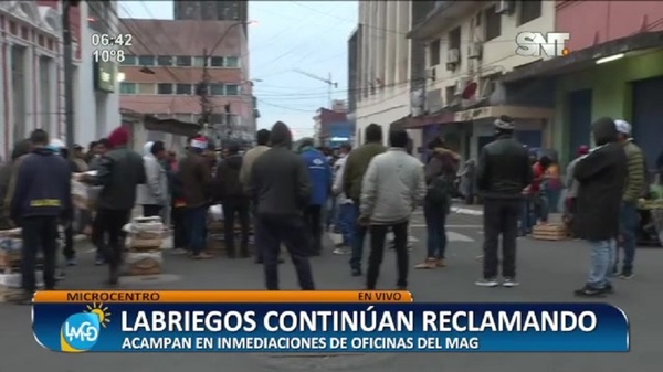 Asunción: Labriegos continúan reclamando - SNT