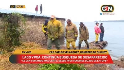 Lago Ypoa: Continúa la búsqueda del hombre desaparecido - C9N