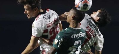 Sao Paulo y Palmeiras empatan (1-1) en regreso de Dani Alves a la Libertadores