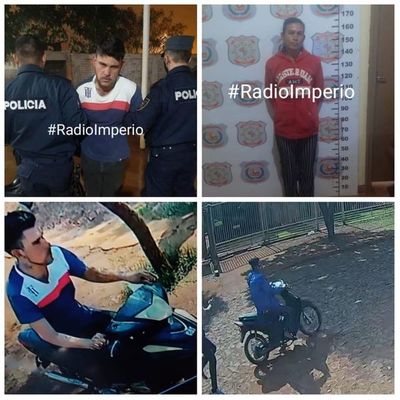 Detienen a pareja de asaltantes y recuperan motocicleta robada