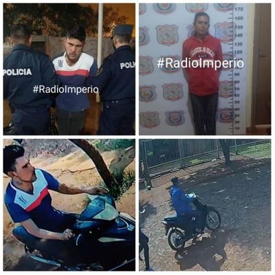 Tras viralización de videos y fotos de un asalto, pareja de motochorros fueron detenidos