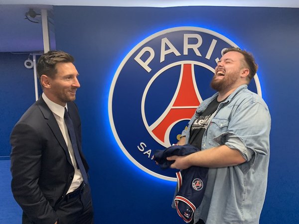 ¡Revoluciona todo! Ibai Llanos y la increíble nota a Lionel Messi en París - Megacadena — Últimas Noticias de Paraguay