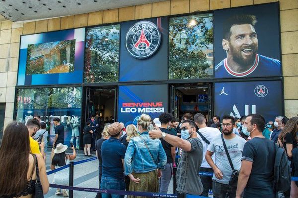 Messi desata la locura: multitudes para verlo y comprar su camiseta